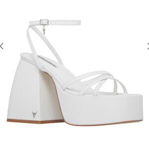 Windsor Smith Heather white Windsor heel platforms